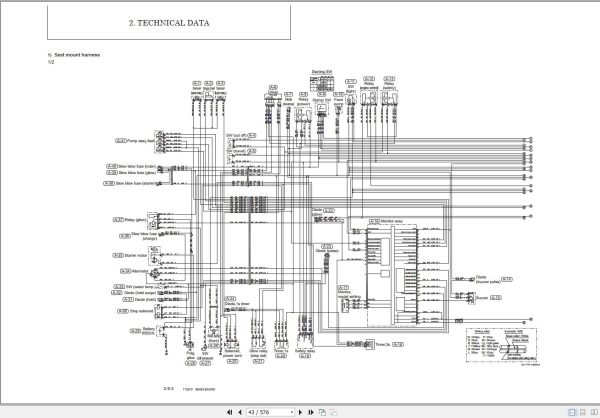 GEHL Compact Excavator Z25 250Z Service Manual 50940346 REVA 1