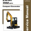 GEHL Compact Excavator Z35 Gen2 350Z NXT2 Service Manual 50940137 revb