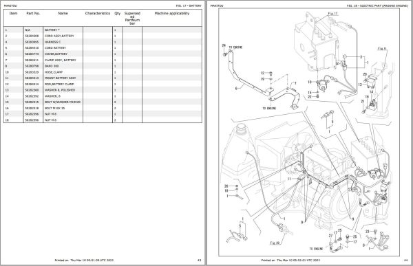 GEHL Compact Excavator Z35 Parts Manual 50940088 1