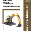 GEHL Compact Excavator Z45 Gen2 450Z NXT2 Service Manual 50940272 REVA