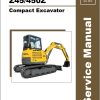 GEHL Compact Excavator Z45 Z450Z Service Manual 50940111A