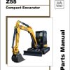GEHL Compact Excavator Z55 Parts Manual 50940328A