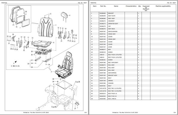 GEHL Compact Excavator Z80 Parts Manual 50940214A 1