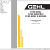 GEHL Compact Skid Loader R150 R150 X Series Gen2 Parts Manual 50950515A