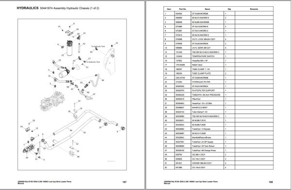 GEHL Compact Skid Loader R150 R150 X Series Gen2 Parts Manual 50950515A 1