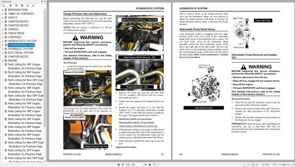 GEHL Compact Track Loader RT135 RT165 Service Manual 50950470A 1