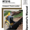 GEHL Compact Track Loader RT175 RT210 Operators Manual 918468E