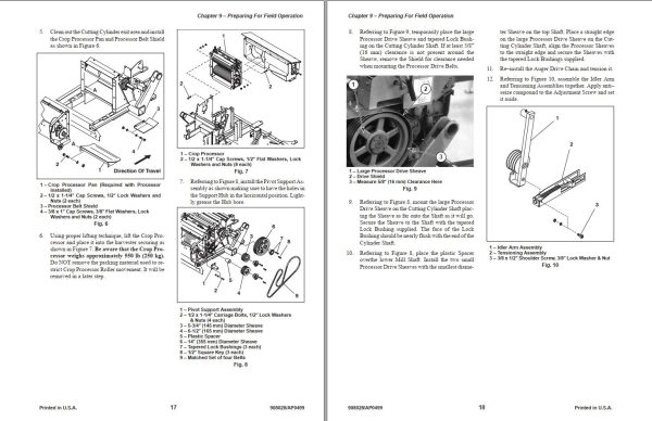 GEHL Crop Processor CP1000 Operators Manual 908028A 1
