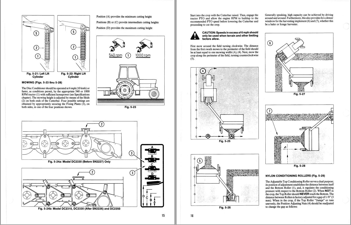 GEHL Disc Mower Conditioner DC2300 Series Operators Manual 903888 1