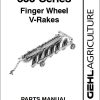 GEHL Finger Wheel V Rakes 600 Series Parts Manual 909922C