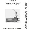 GEHL Flail Chopper 7200 Operators Manual 907111A