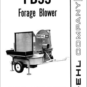 GEHL Forage Blower FB99 Service Parts Manual 902494A