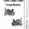 GEHL Forage Blowers 1540 1560 1580 Operators Manual 904399A