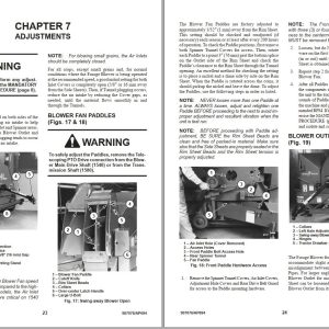 GEHL Forage Blowers 1540 1580 Operators Manual 907076A 1