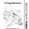 GEHL Forage Blowers 1540 1580 Parts Manual 907570B