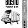 GEHL Forage Box BU910 Service Parts Manual 901438A