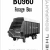 GEHL Forage Box BU960 Operators Manual 902995A