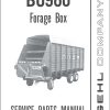 GEHL Forage Box BU960 Service Parts Manual 903069A