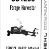 GEHL Forage Harvester CB1260 Service Parts Manual 903628A