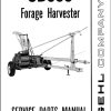 GEHL Forage Harvester CB600 Service Parts Manual 902868A