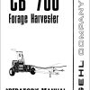 GEHL Forage Harvester CB700 Operators Manual 902106A