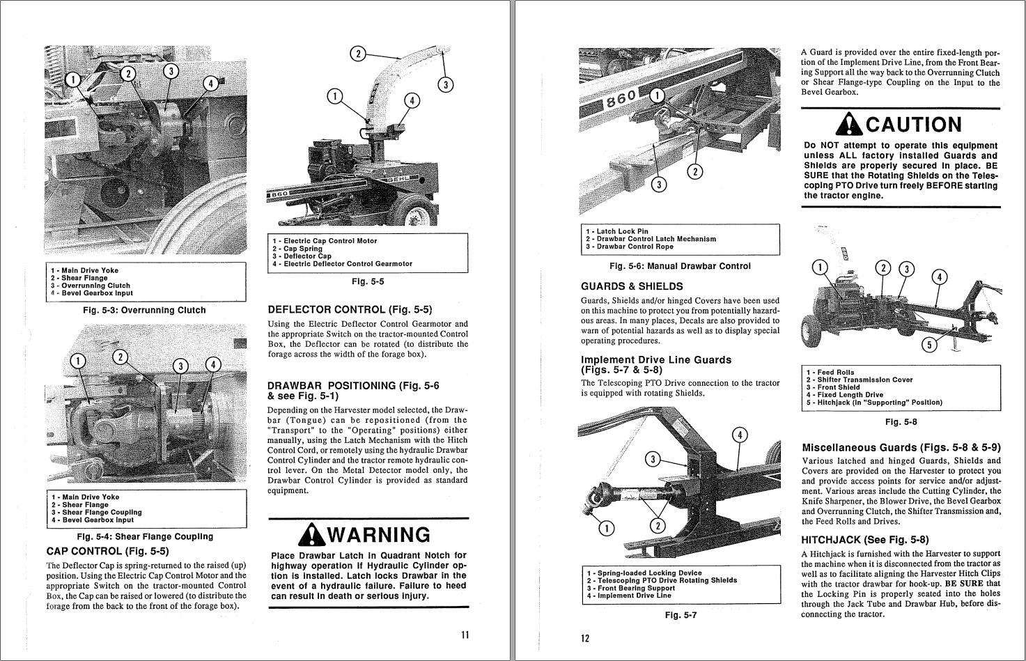 GEHL Forage Harvester CB860 Operators Manual 904075A 1