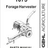 GEHL Forage Harvesters 1075 Parts Manual 908044A