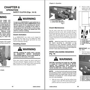 GEHL Front Rear Unload Forage Box 1660 1660HD Operators Manual 909854A 1