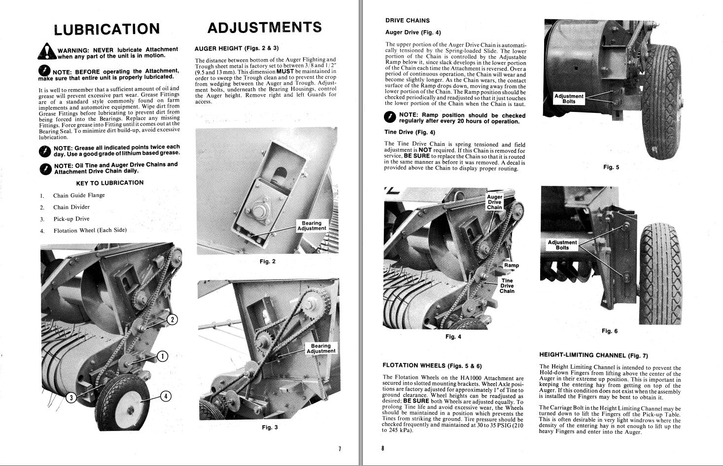 GEHL Hay Attachment HA1000 Operators Manual 902335A 1