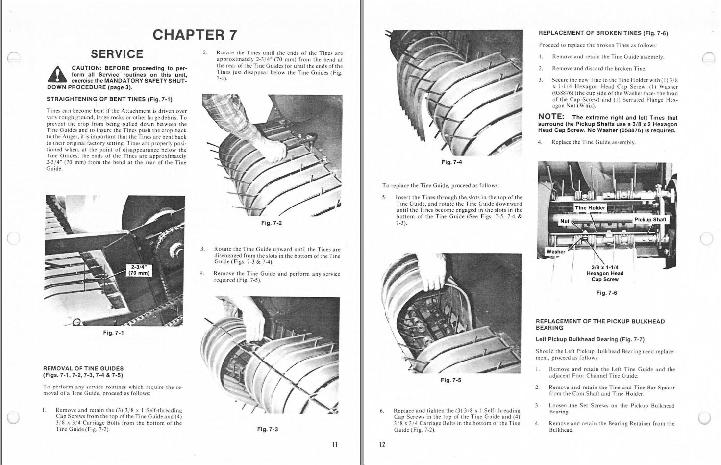 GEHL Hay Attachment HA1100 Operators Manual 903623A 1