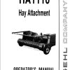 GEHL Hay Attachment HA1110 Operators Manual 903674A