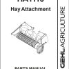 GEHL Hay Attachment HA1110 Parts Manual 907551A