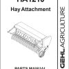GEHL Hay Attachment HA1210 Parts Manual 907552A