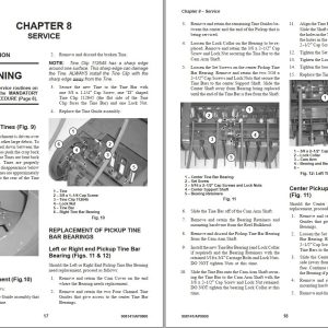 GEHL Hay Attachment HA1240 Operators Manual 908141A 1