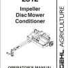 GEHL Impeller Disc Mower Conditioner 2512 Operators Manual 909871B