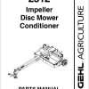 GEHL Impeller Disc Mower Conditioner 2512 Parts Manual 909872A