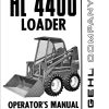 GEHL Loader HL4400 Operators Manual 901556