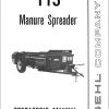GEHL Manure Spreader 113 Operators Manual 903737A