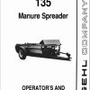 GEHL Manure Spreader 135 Operators and Service Parts Manual 904901A