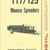 GEHL Manure Spreaders 117 125 Operators Manual 903696A