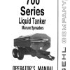 GEHL Manure Spreaders MS726 MS733 Operators Manual 903748A