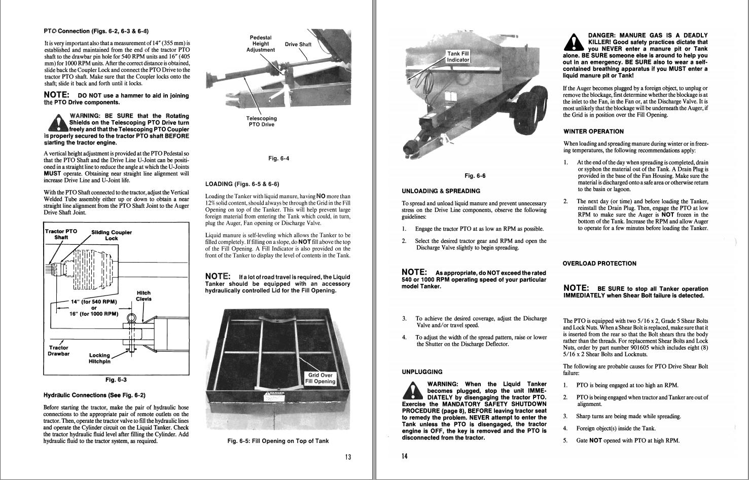 GEHL Manure Spreaders MS726 MS733 Operators Manual 903748A 1