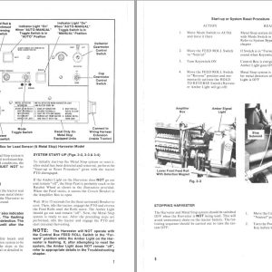 GEHL Metal Stop 1060 1260 Operators Manual 903603A 1