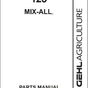 GEHL Mix All 125 Parts Manual 907148B