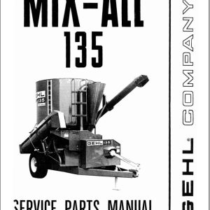 GEHL Mix All 135 Service Parts Manual 903478A