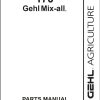 GEHL Mix All 170 Parts Manual 907577A