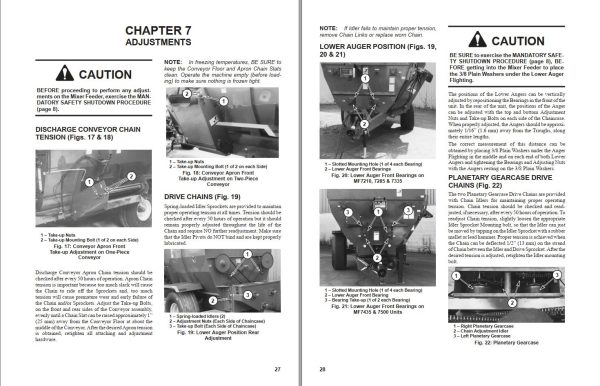 GEHL Mixer Feeders 7000 Series Operators Manual 907060A 1