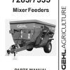 GEHL Mixer Feeders 7285 7335 Parts Manual 907101A