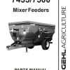 GEHL Mixer Feeders 7435 7500 Parts Manual 907102A