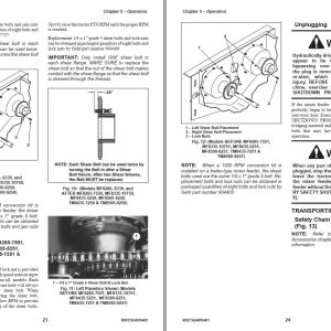 GEHL Mixer Feeders 8000 Series Operators Manual 909735A 1